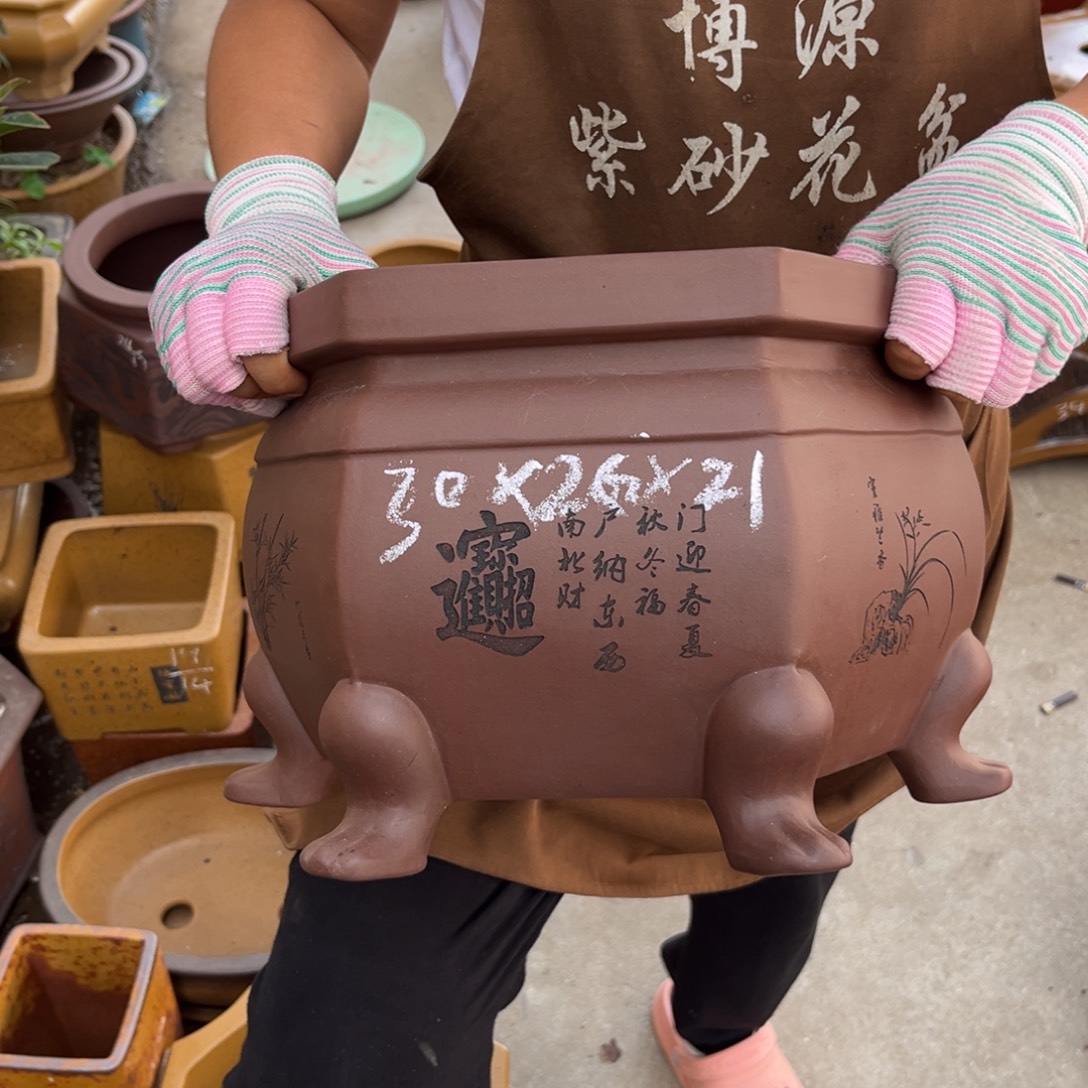 紫砂花盆盆景艺术