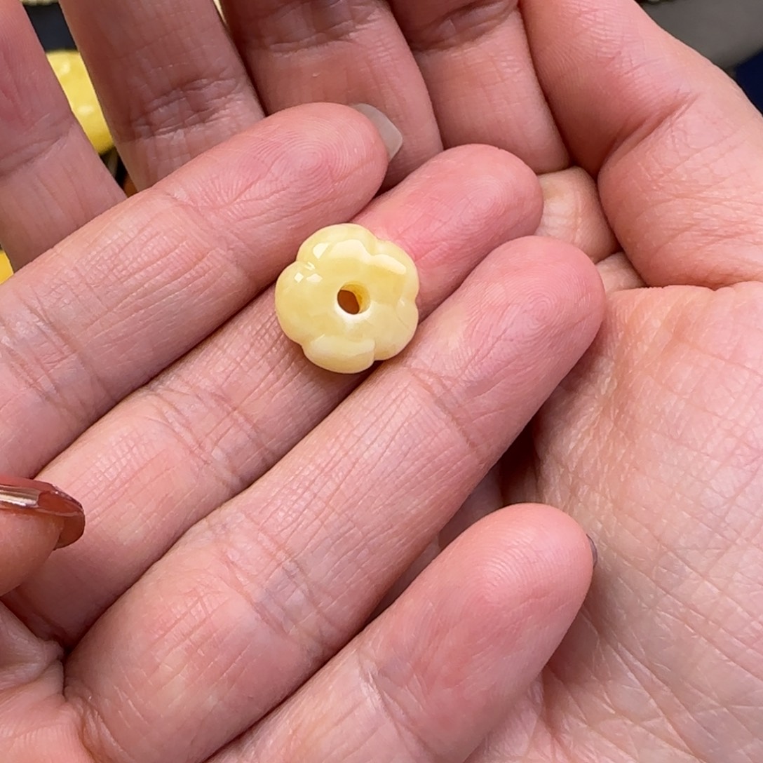 蜜蜡颈饰未镶嵌天然蜜蜡