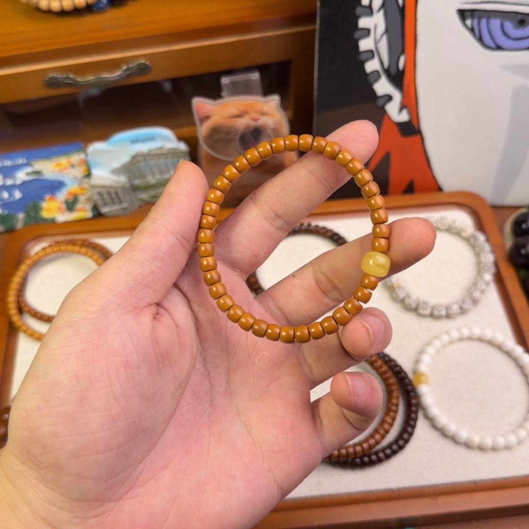 橄榄核手串未镶嵌多样性