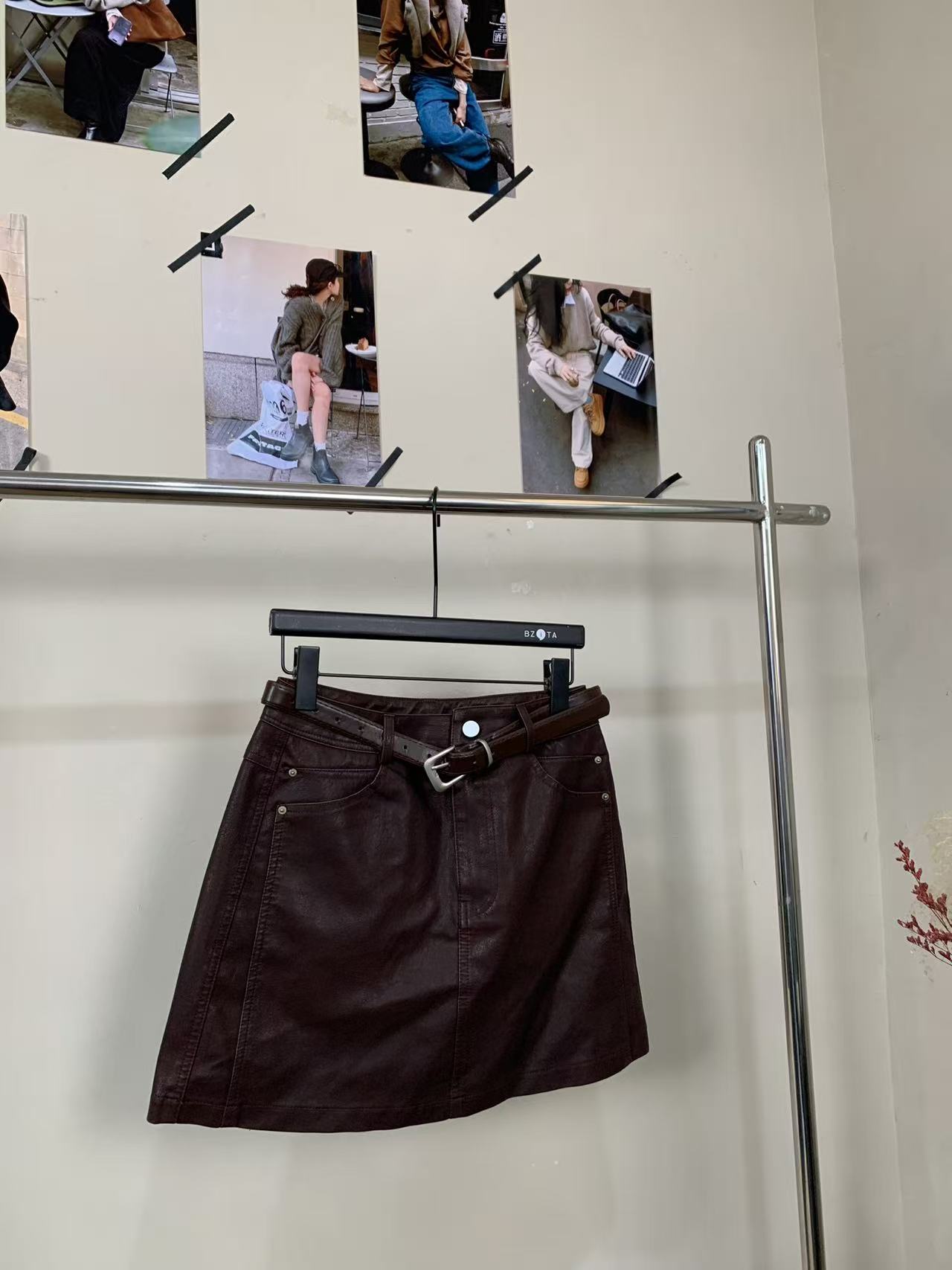 『雨美 Show』91887时尚百搭皮裙