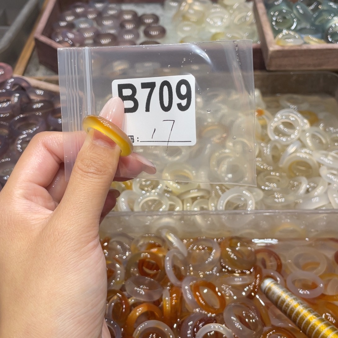 玛瑙/玉髓未镶嵌戒指709