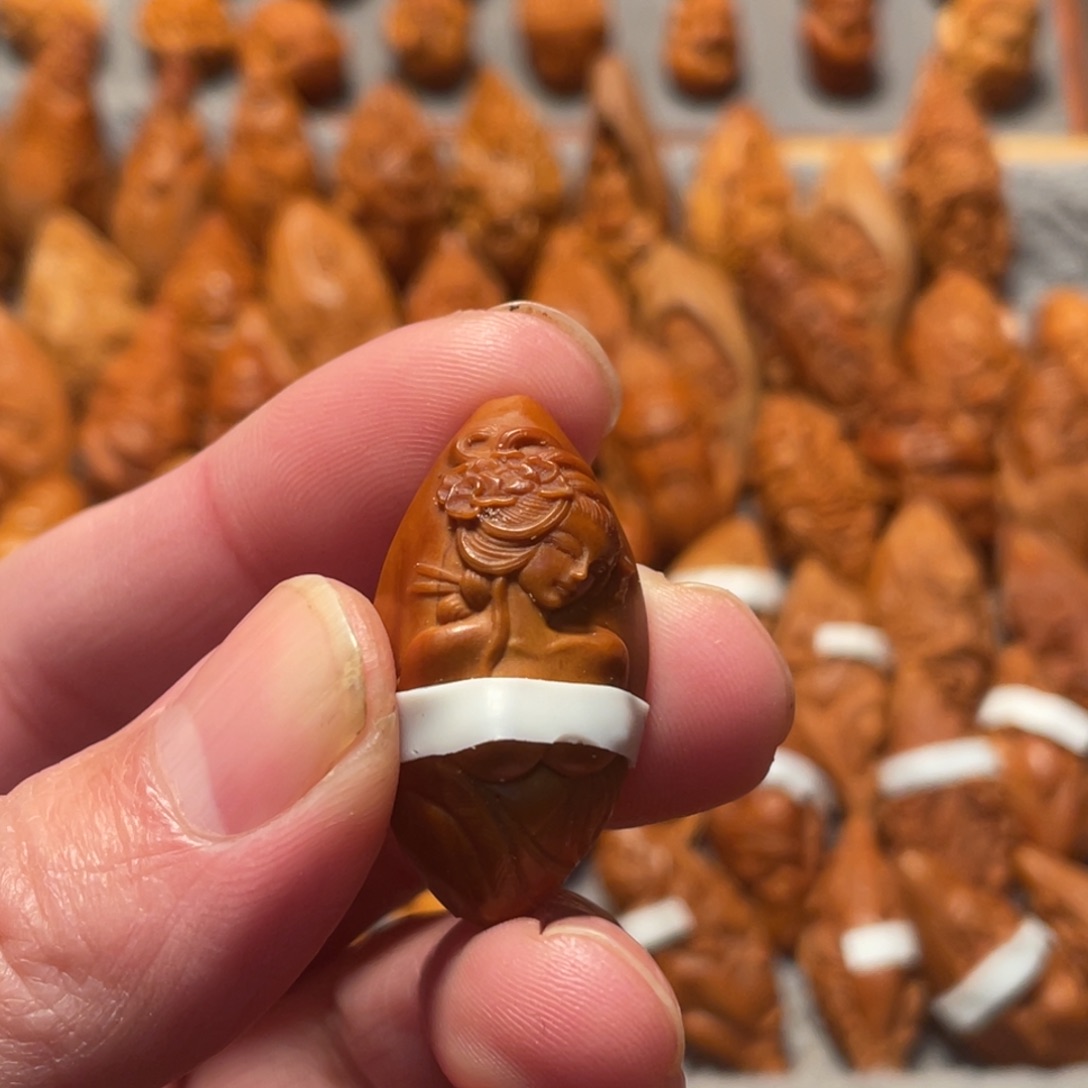 橄榄核手串/手链西施美女