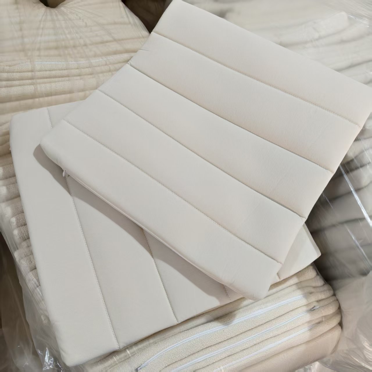 宽条纹-米色 坐垫/坐垫套/靠垫套 45*45 发2