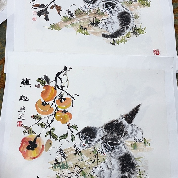 国画石**猫曾照芝老师作品 666666