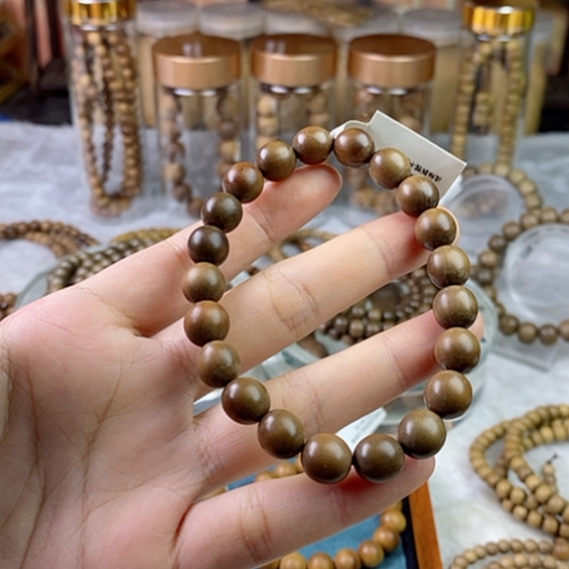 【闪购商品】檀香木手串/手链来**起老山檀奶香味0.9顺纹