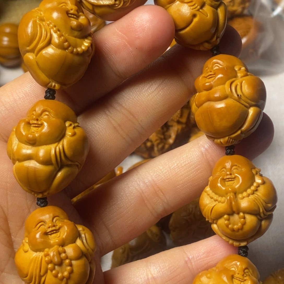 橄榄核手串/手链天*一心向佛弥勒