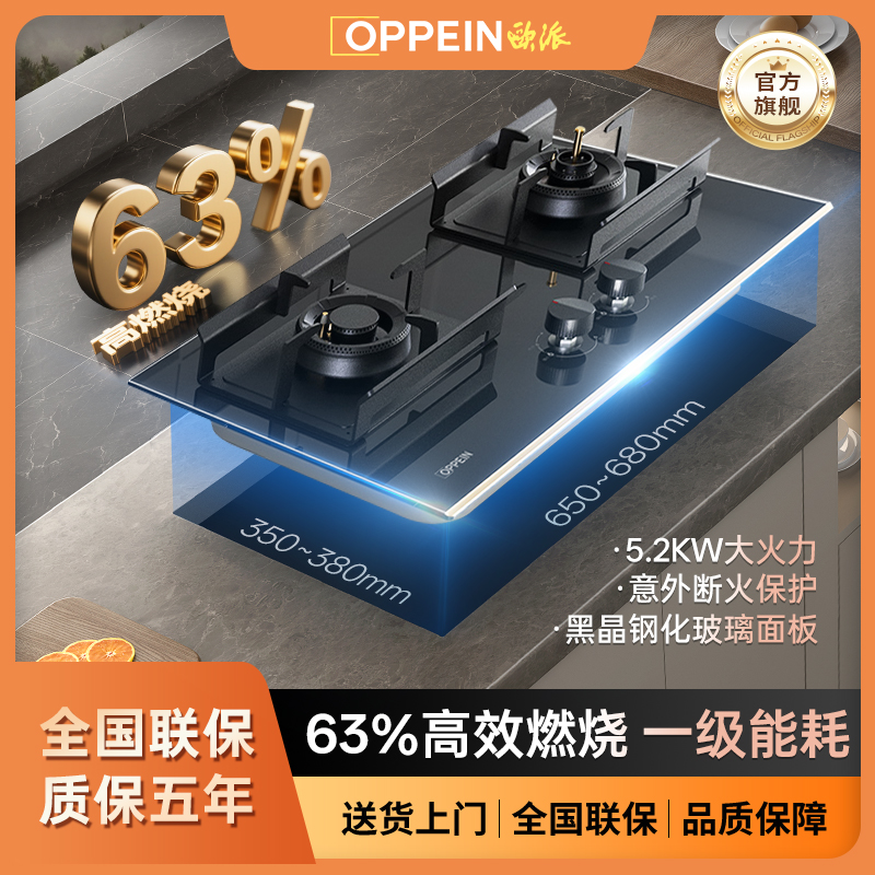 燃气灶煤气灶天然气液化气猛火灶家用台嵌联动灶具