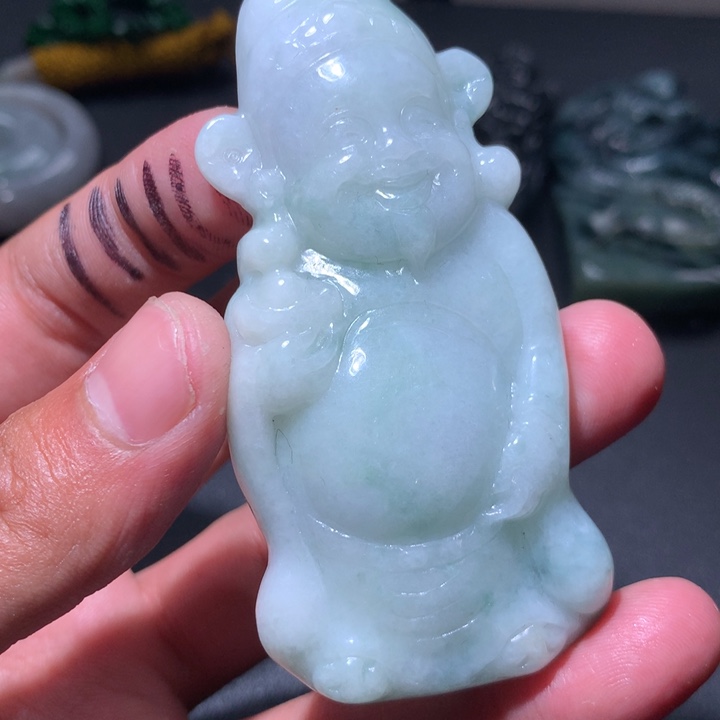 翡翠未镶嵌颈饰保真天然a货翡翠