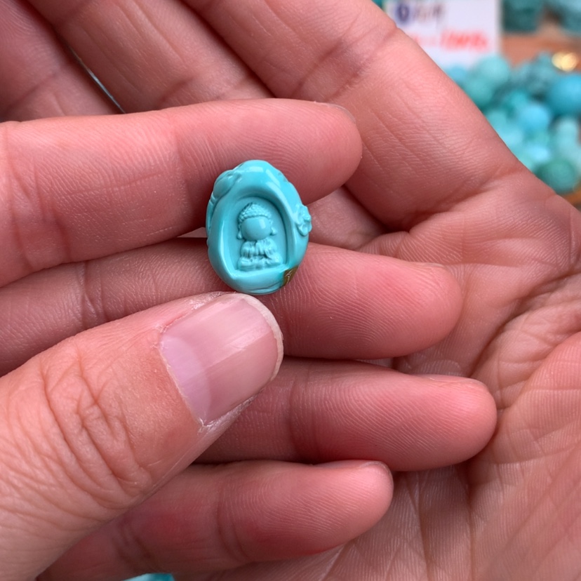 【闪购商品】绿松石宝宝佛未镶嵌