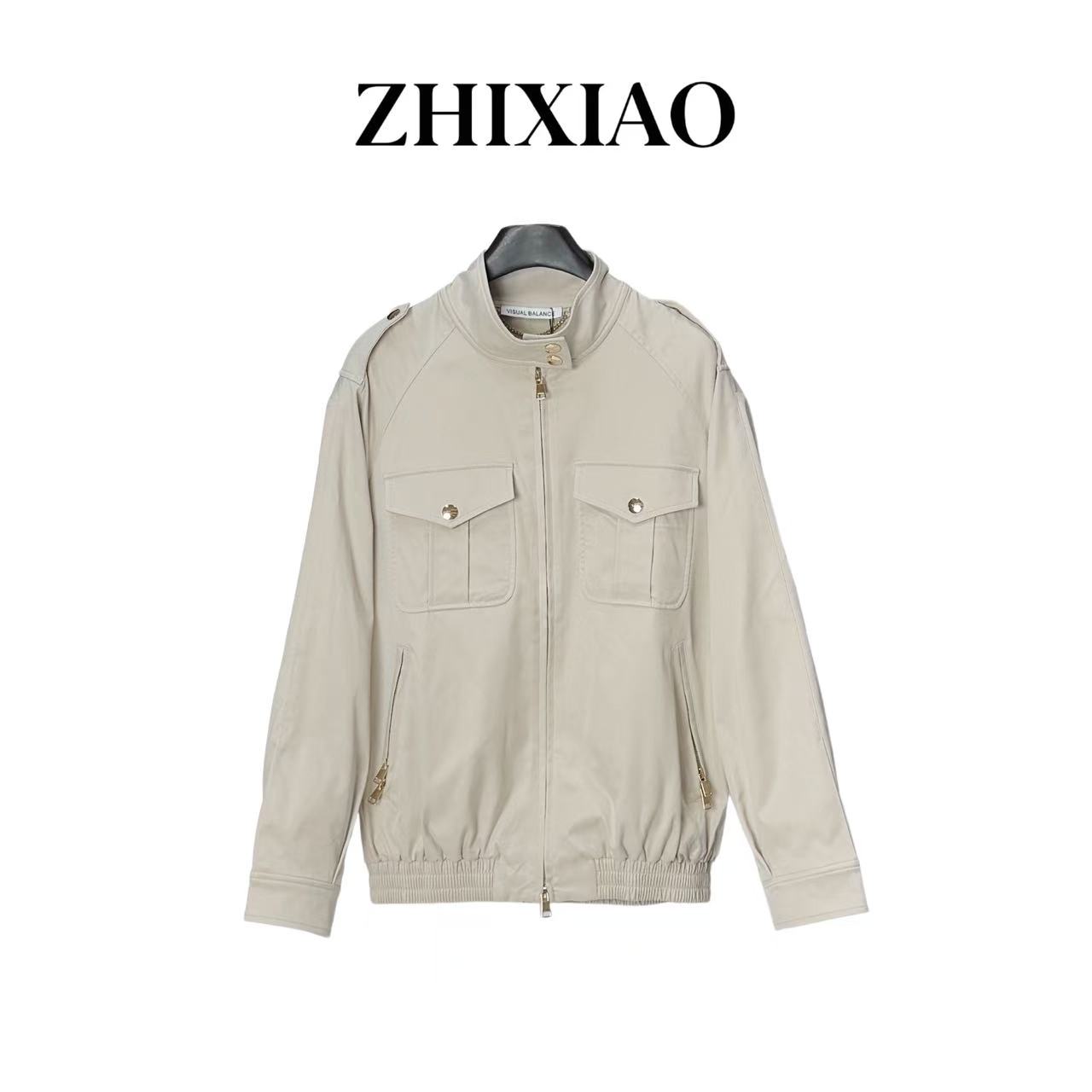 【ZHIXIAO】秋冬新款：立领拉链外套TR961
