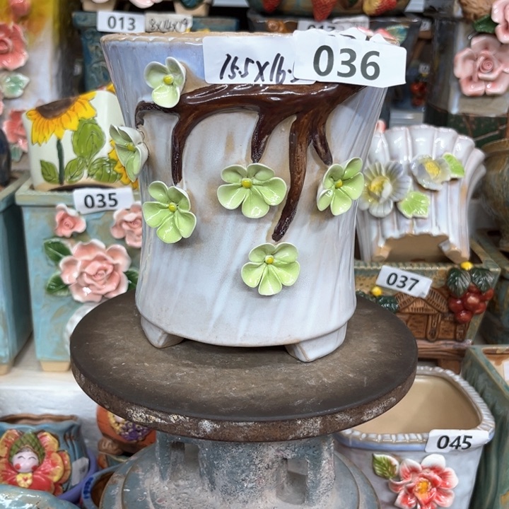 紫砂花盆粗陶材质多肉花盆