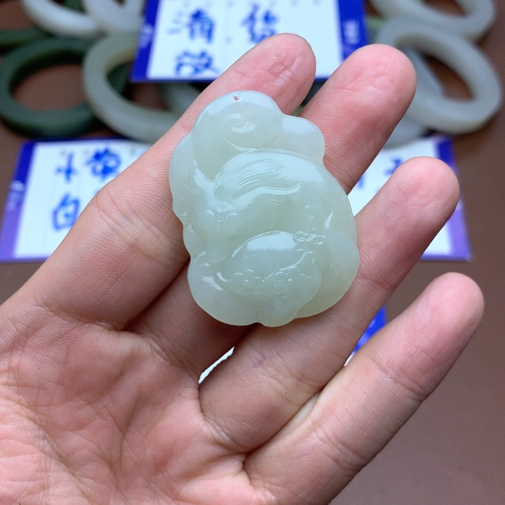 和田玉珠宝半成品未镶嵌