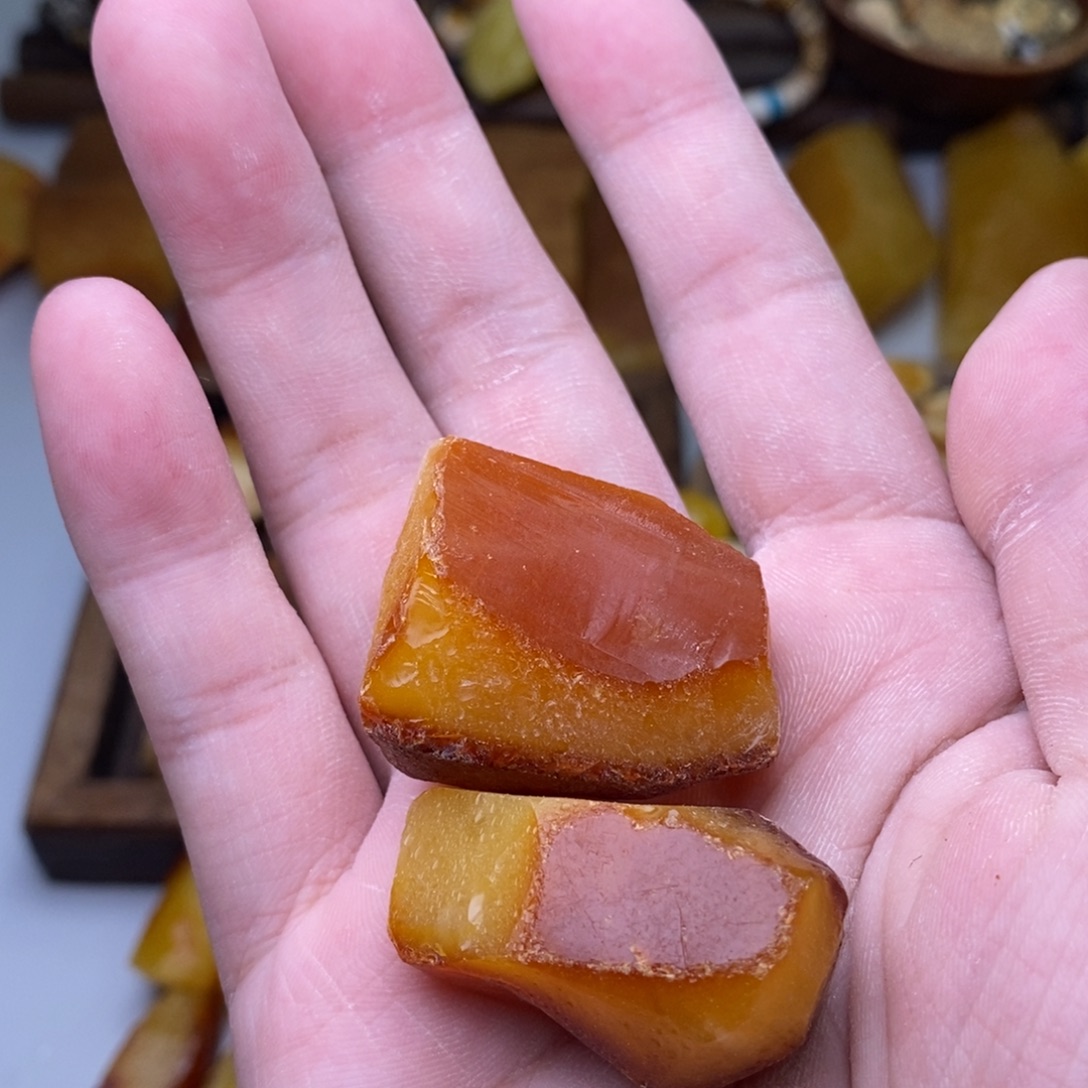 冬***雪定制琥珀天然蜜蜡