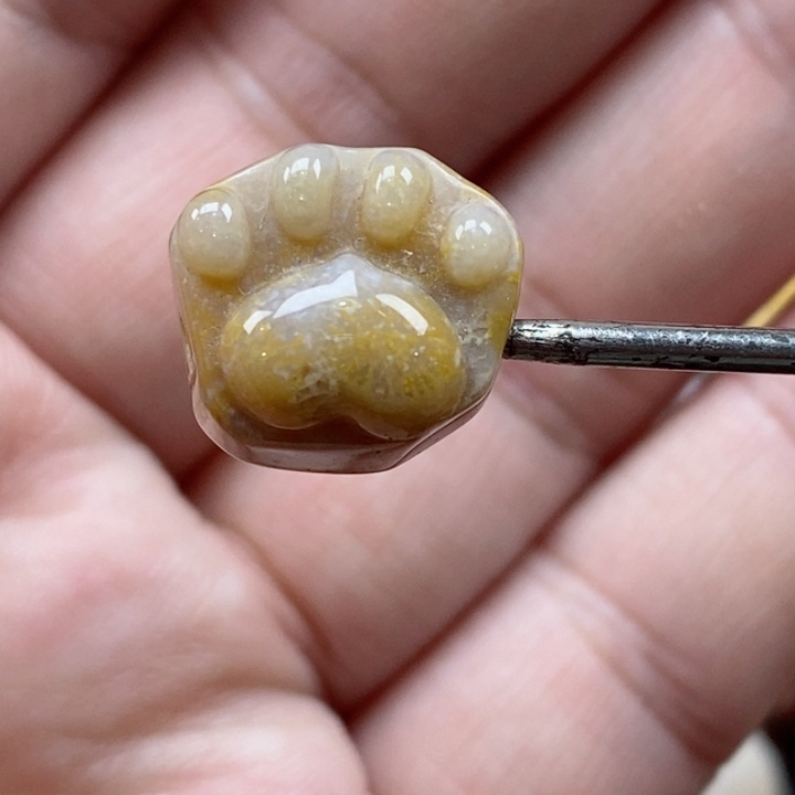 颈饰未镶嵌硅化珊瑚（珊瑚玉）有瑕 小