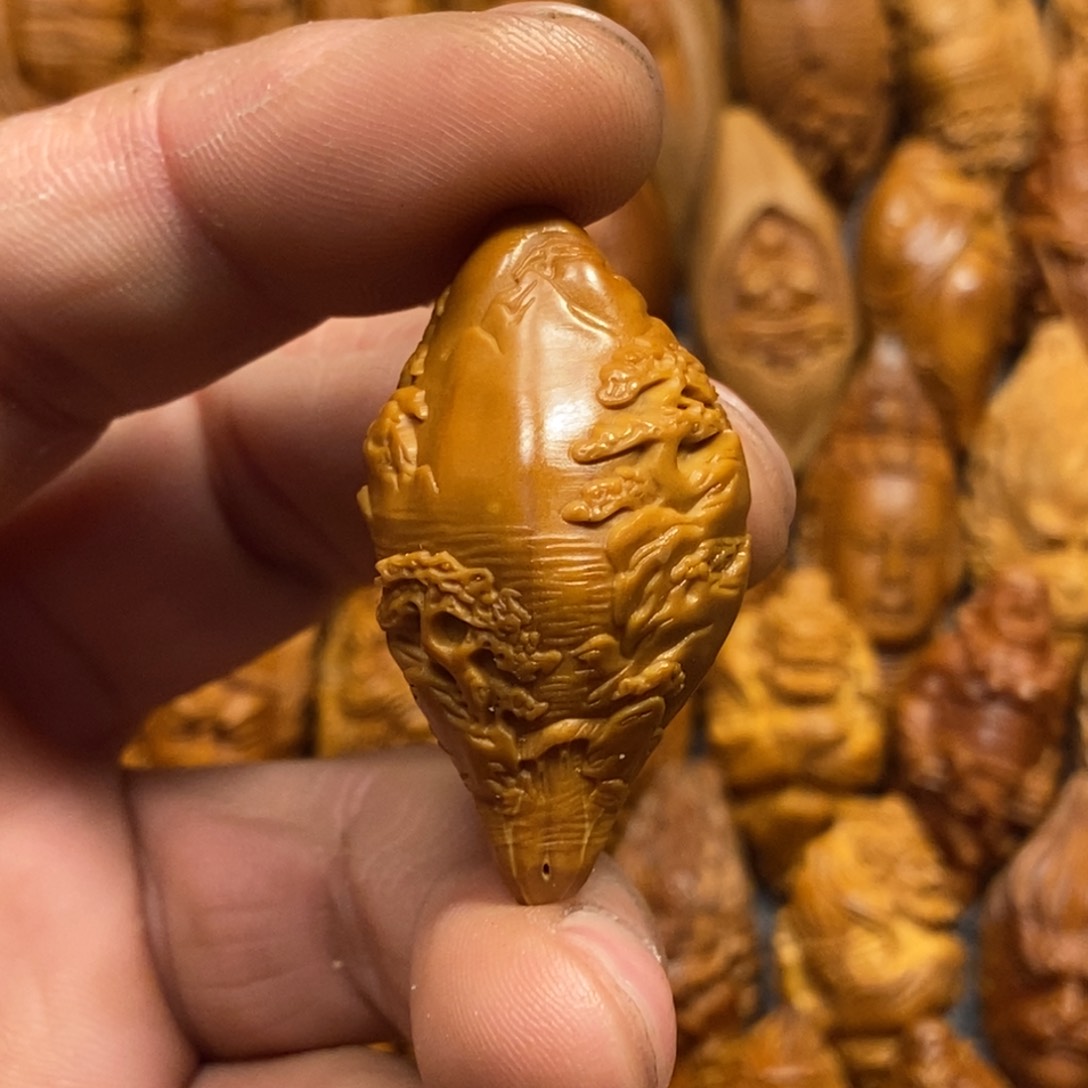 橄榄核手串/手链2.3四花风景