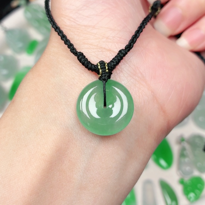 颈饰未镶嵌翡翠缅甸天然A货翡翠