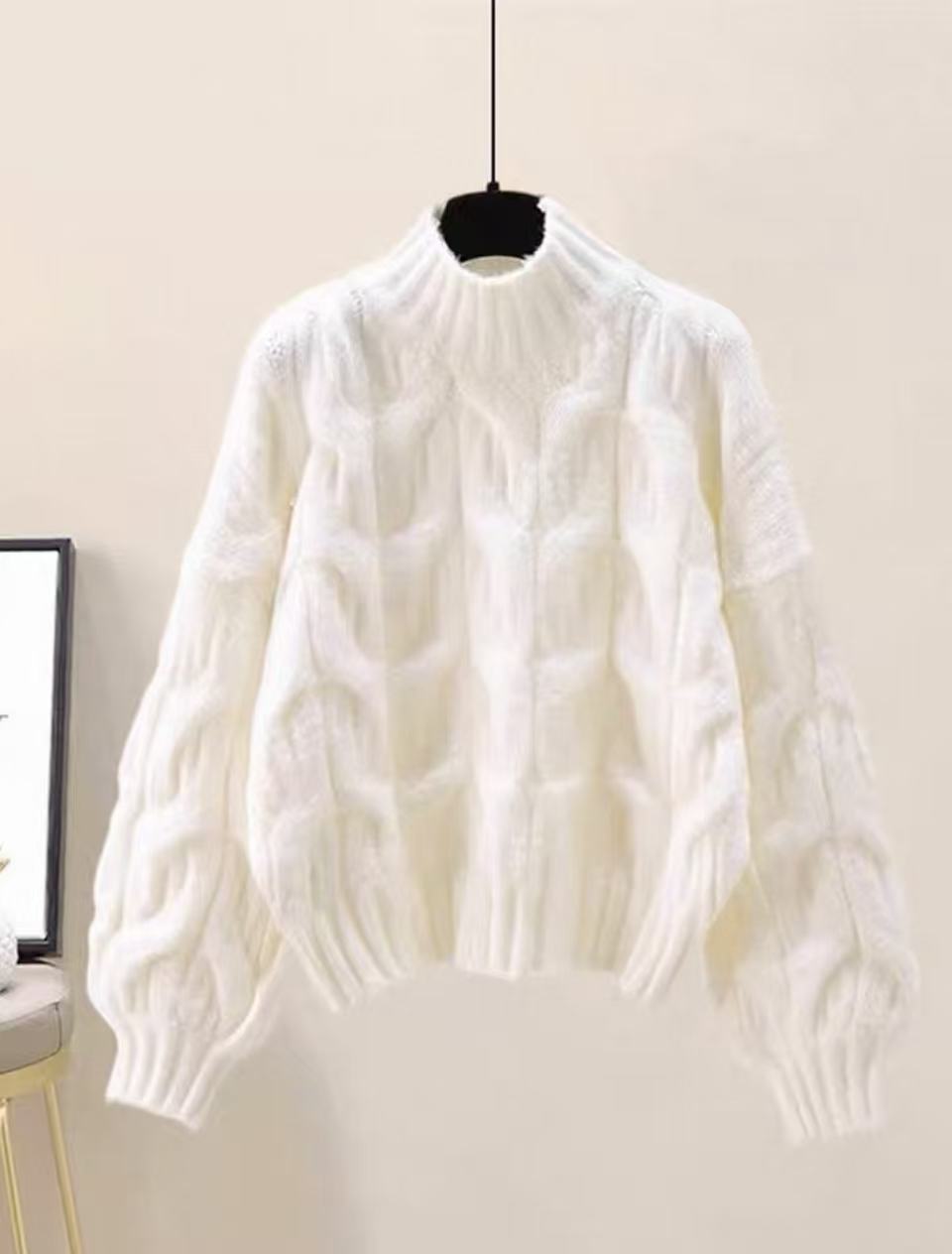 【1301-1380编码点这里】秋冬高端时尚气质开衫短款毛衣女