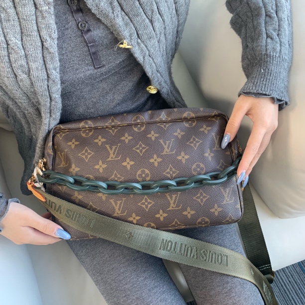 修复品LouisVuitton/路易威登 XM/经典老花化妆包洗漱/KH12406039