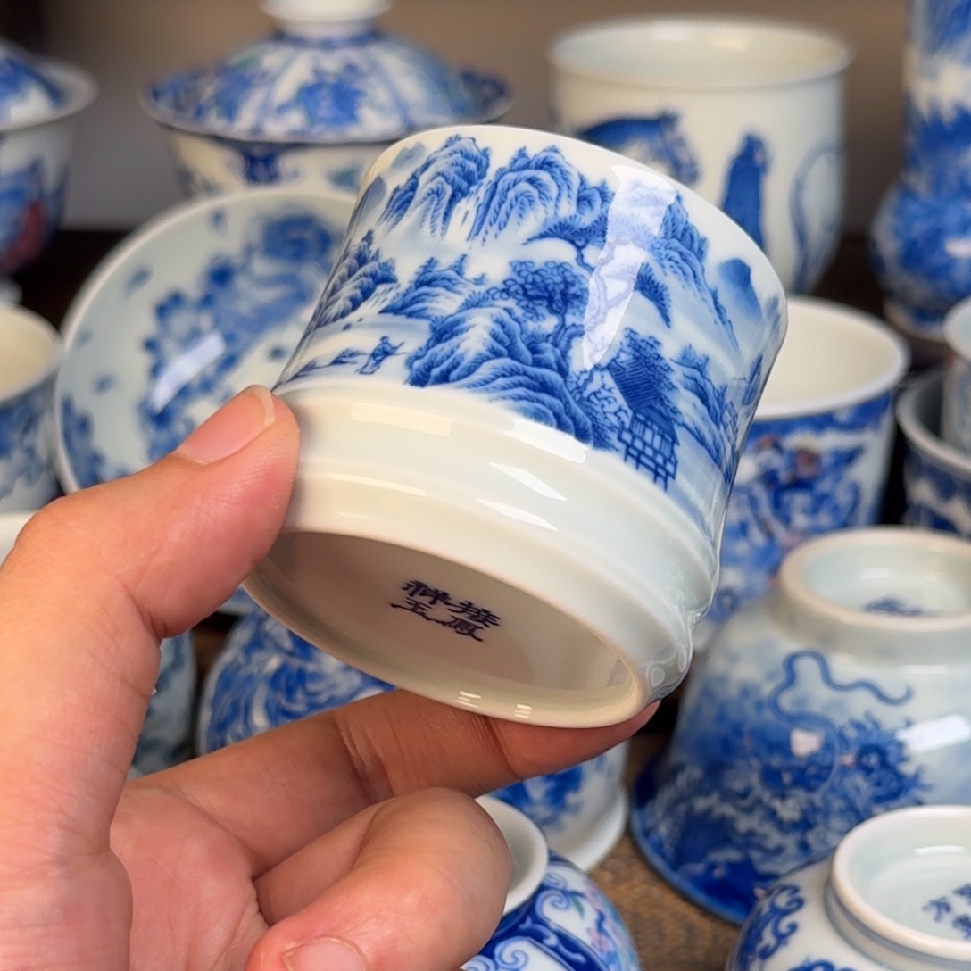 S***.现代手工手绘茶器
