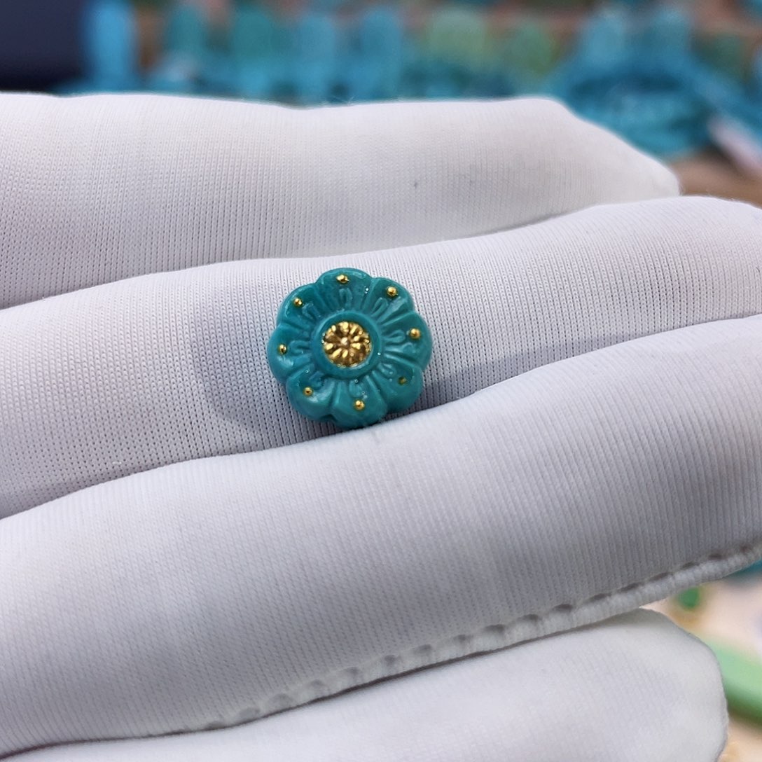 绿松石珠宝奇石未镶嵌