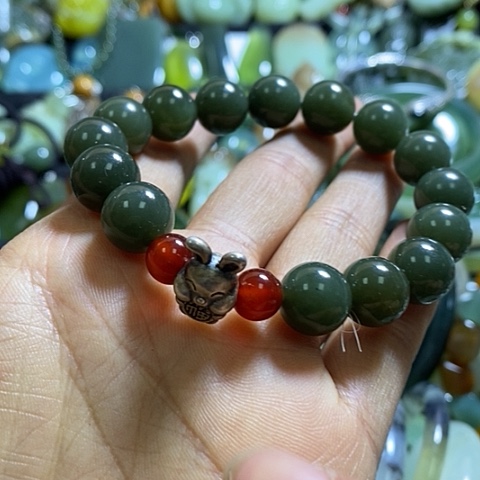 和田玉手链未镶嵌