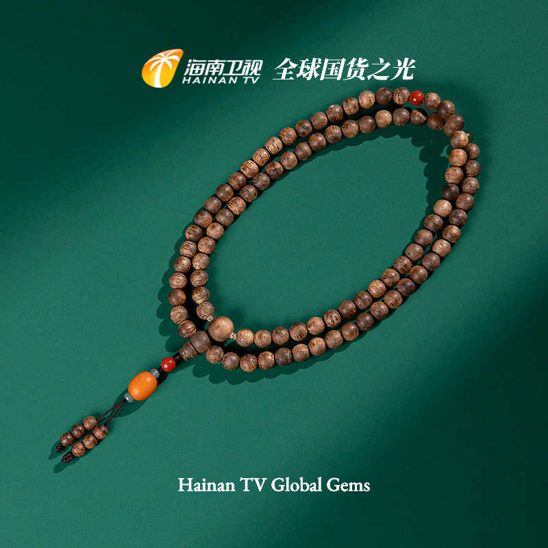 沉香“全球国货之光"四海八荒香魁富国岛红土手串ESCX481T-2