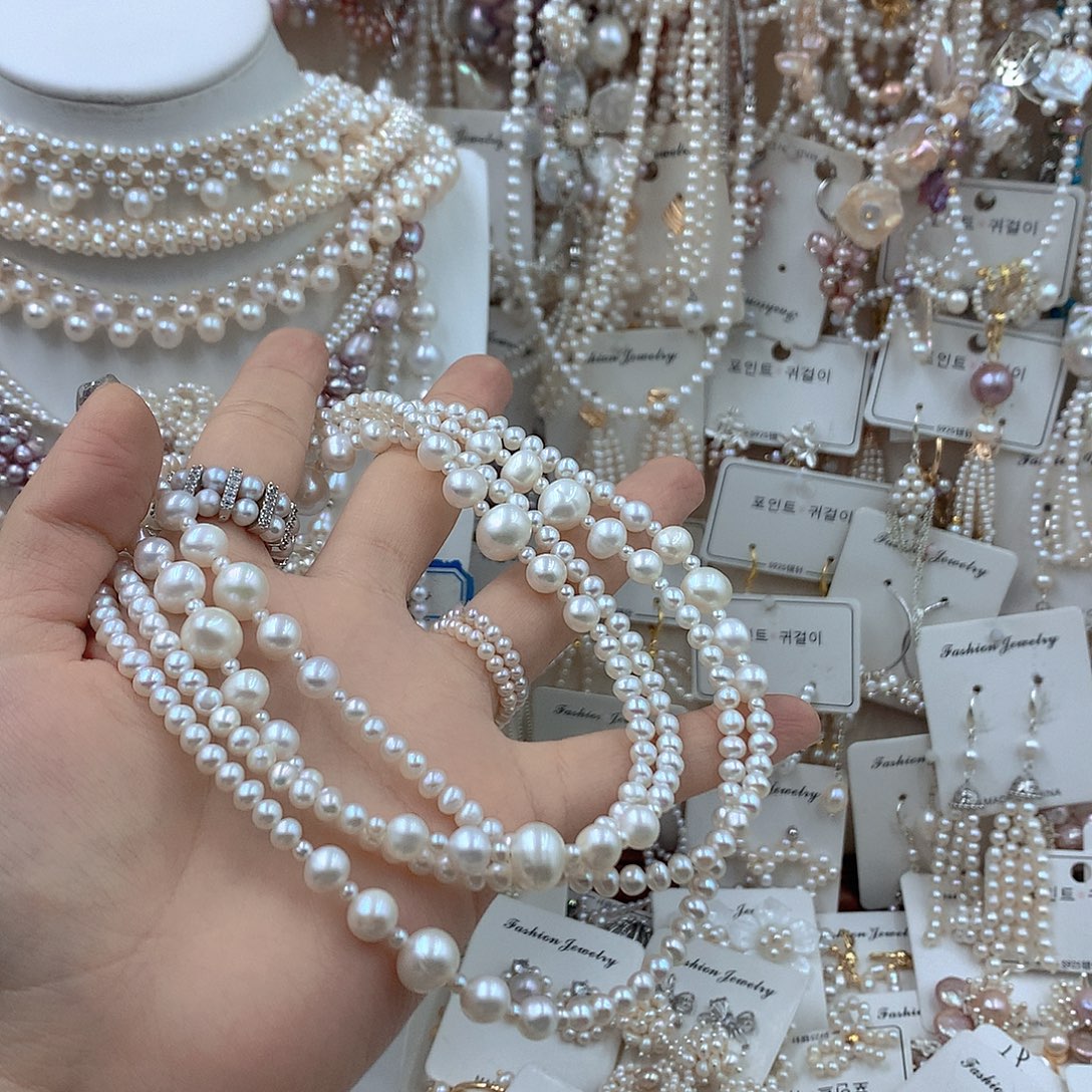 *****银S925镶嵌耳饰淡水珍珠