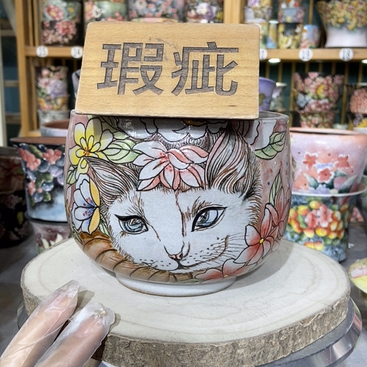 红陶景德镇艺术手绘作品