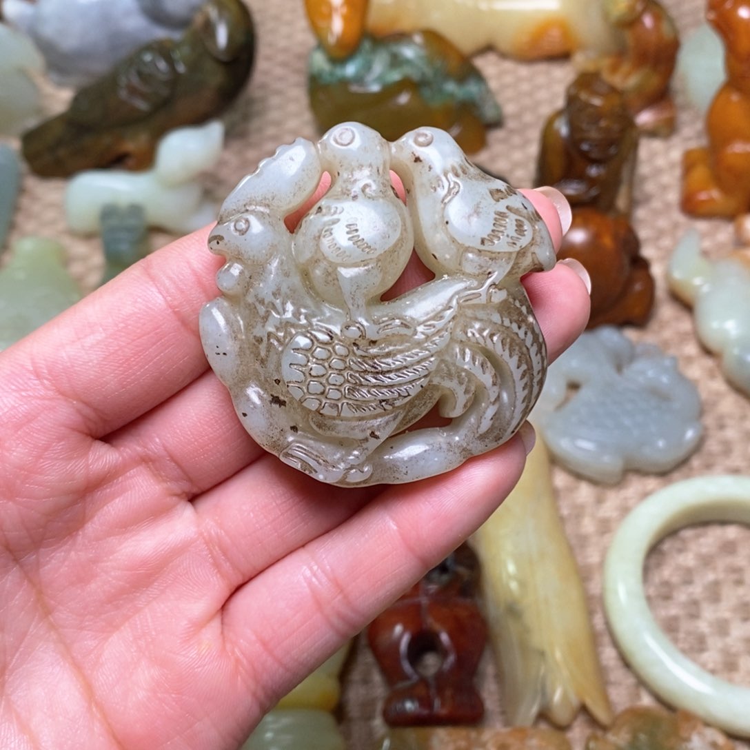 白玉菩提吊坠白玉菩提白玉菩提摆件