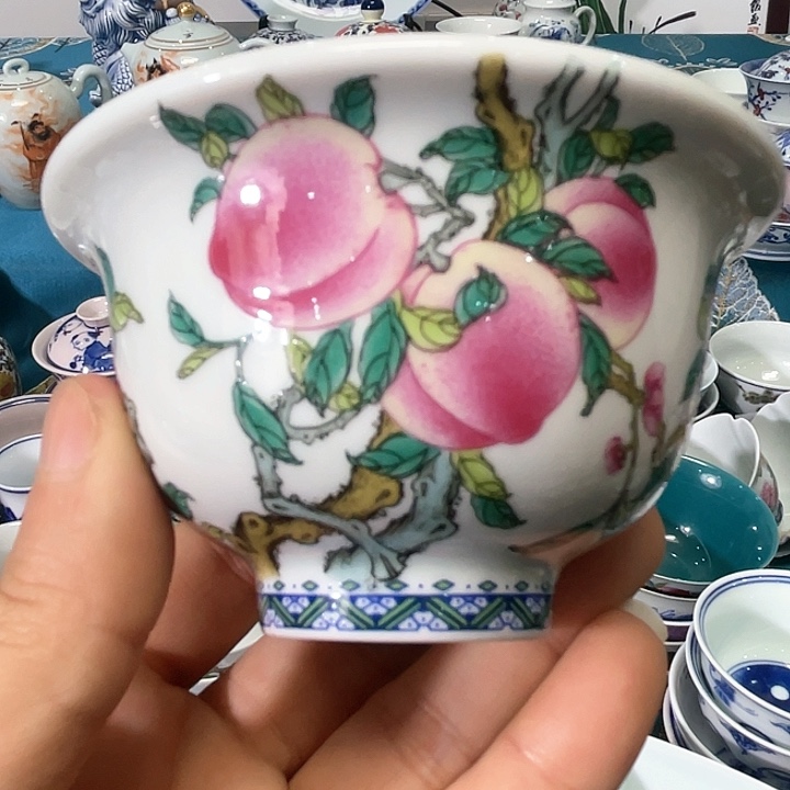 景德镇陶瓷主人杯12344