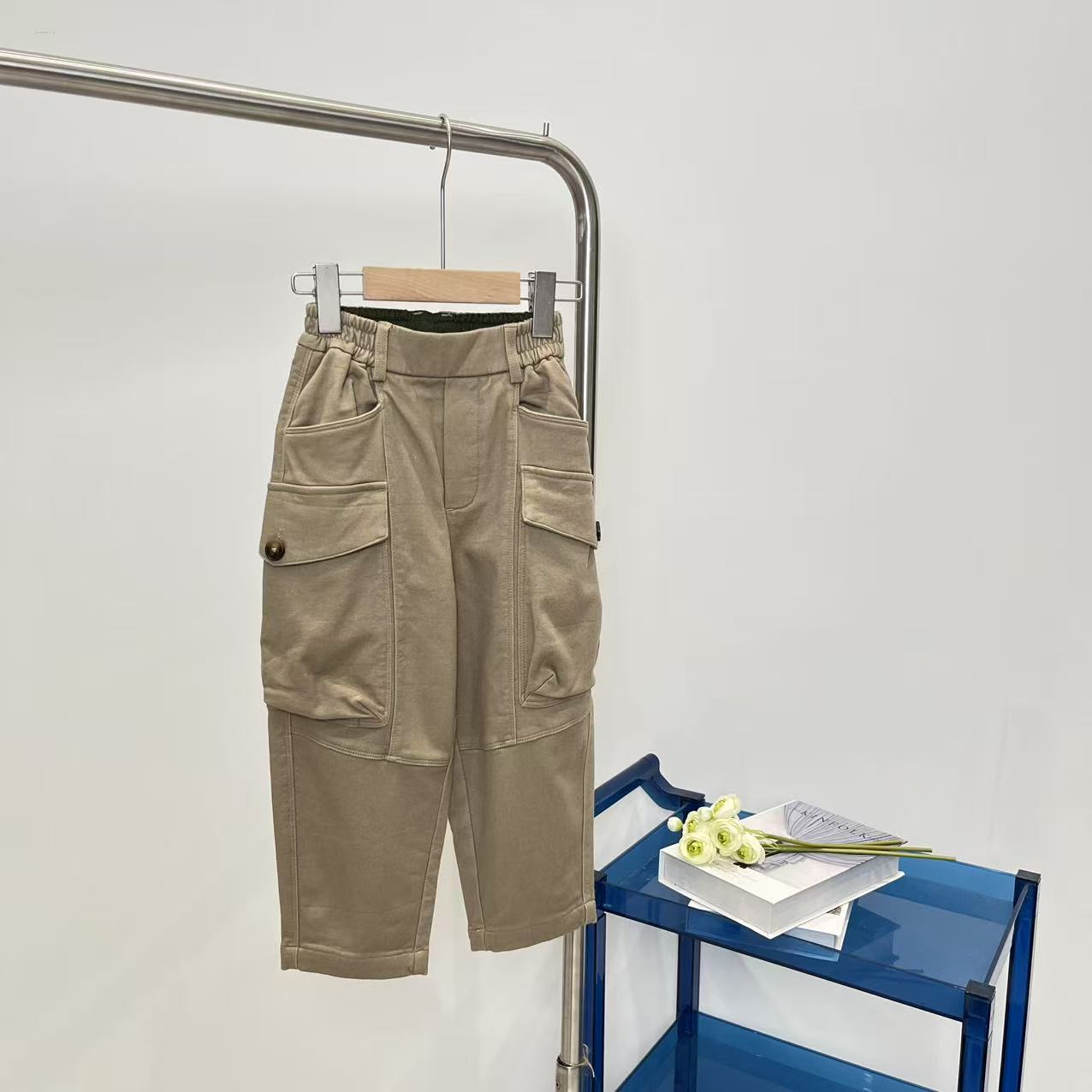 秋冬男童长裤深杏灰色 1596卓系