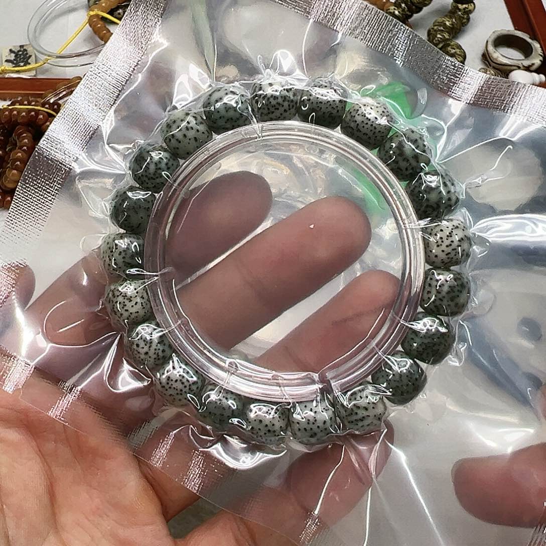 星月菩提手串27快乐星月菩提绿11