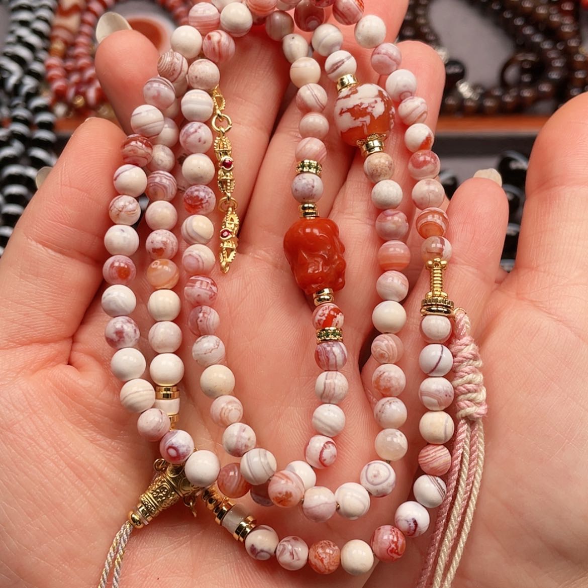 【闪购商品】合金玛瑙/玉髓珠宝半成品