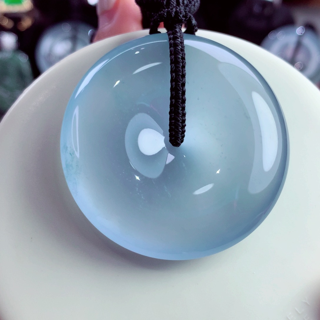 吊坠(不含链)18K金镶嵌翡翠定金10w总价咨询客服