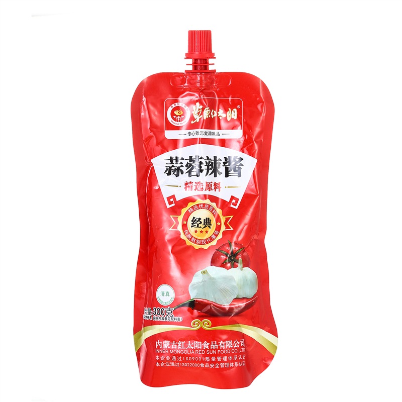 草原红太阳蒜蓉辣酱300g