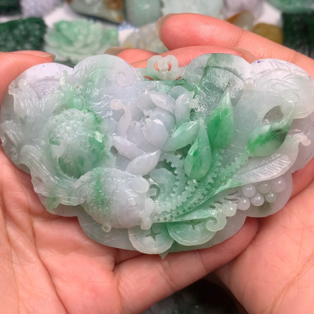 漂***孩定制翡翠未镶嵌翡翠