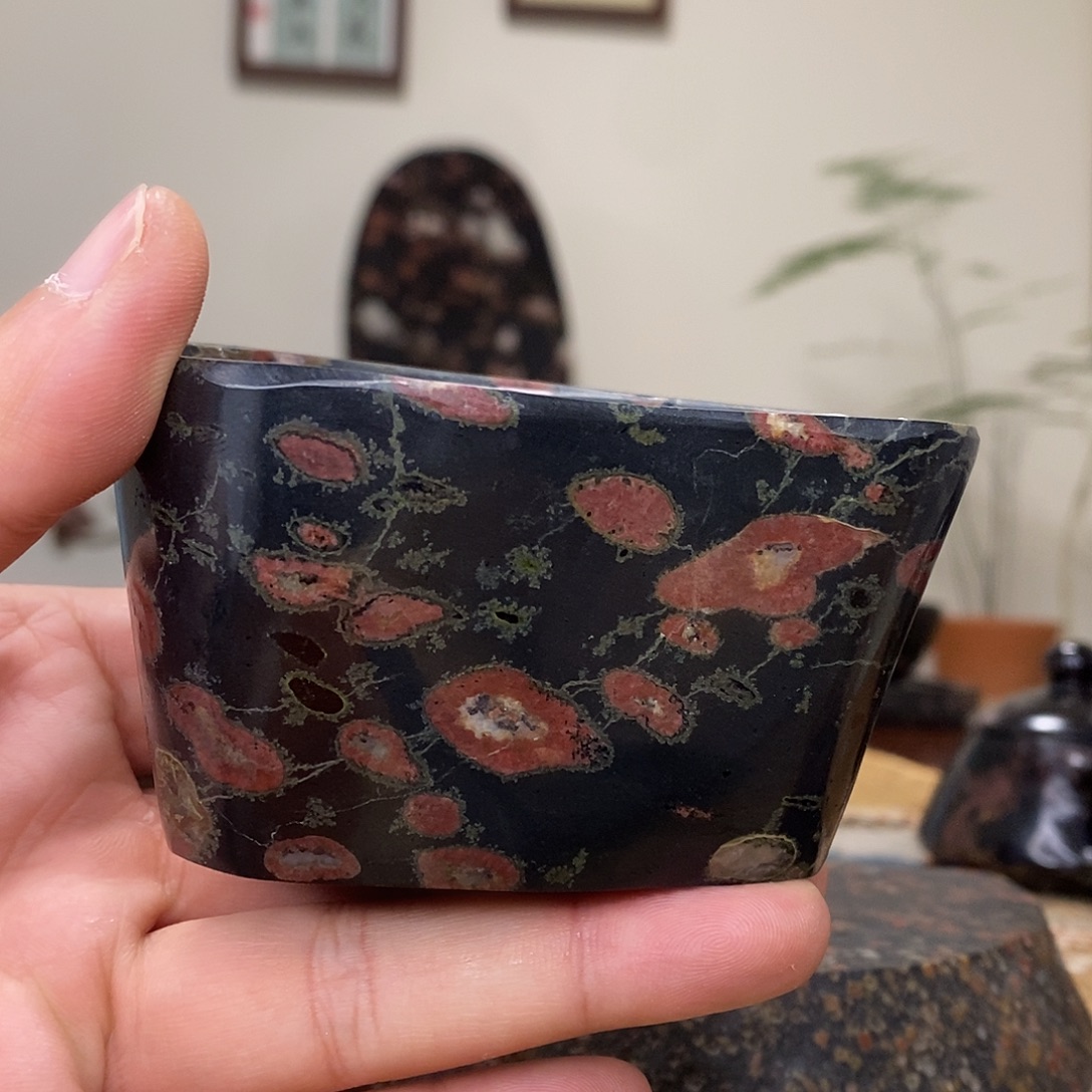 豫石匠茶周边梅花玉安山玉炸炸炸！110cc