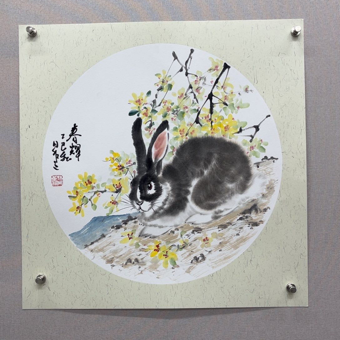 国画艺术家真人手绘