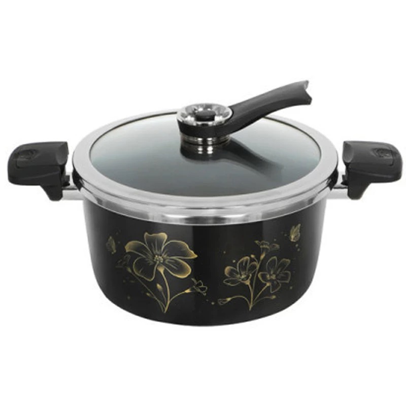 韩厨姐妹专属~韩国原装Silvat真空IH微压不粘锅汤锅炖煮两用锅