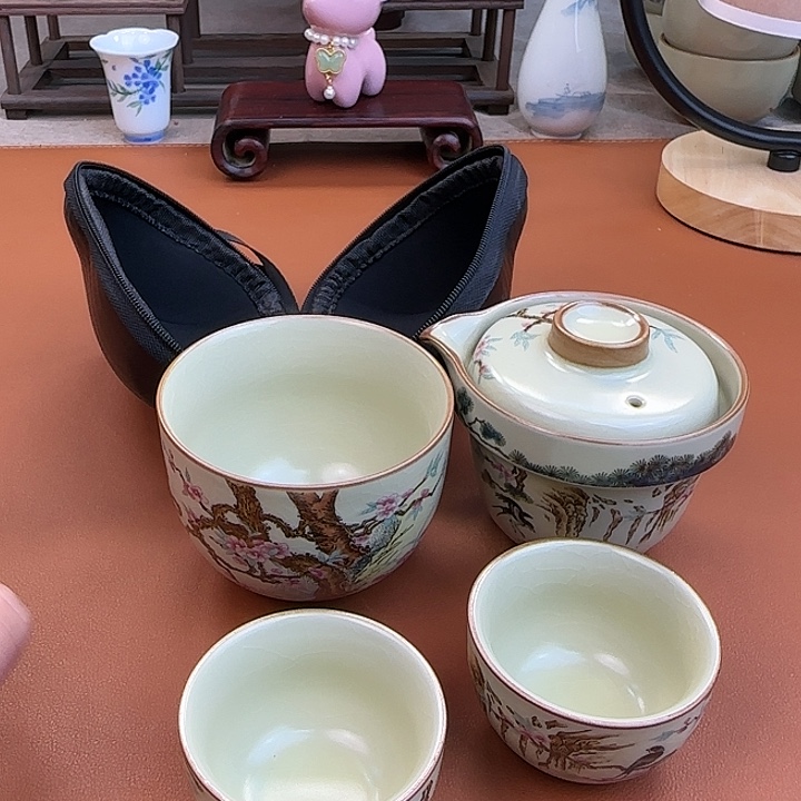 这个茶具真好看呀呀