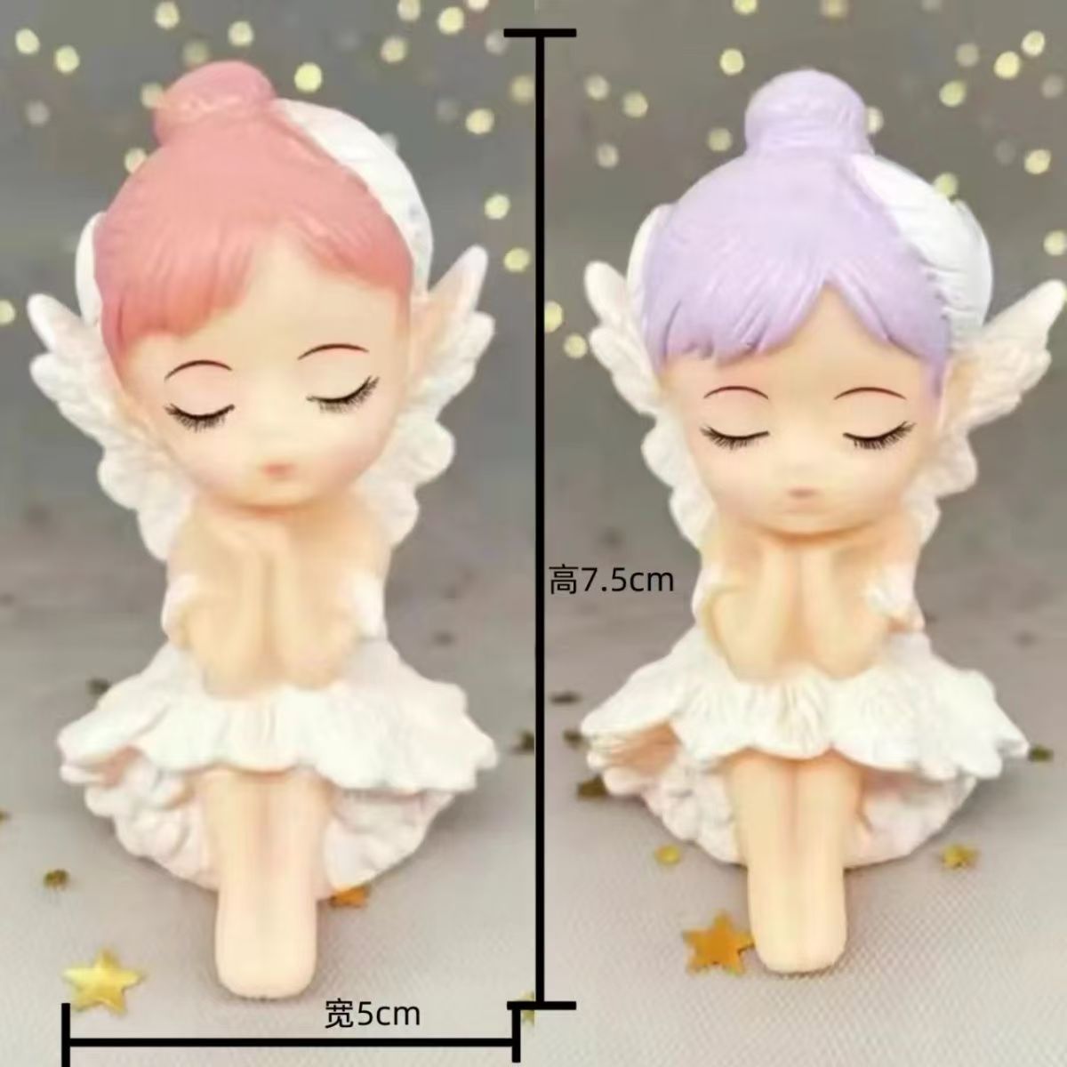 贝拉公主摆件女孩生日蛋糕摆件装饰