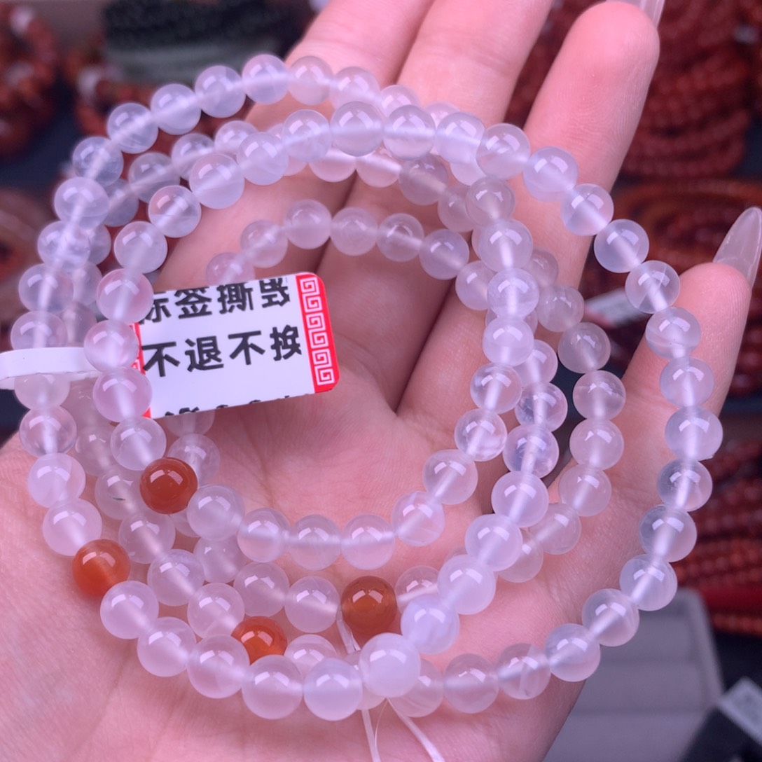 未镶嵌手链南红玛瑙5号卡6