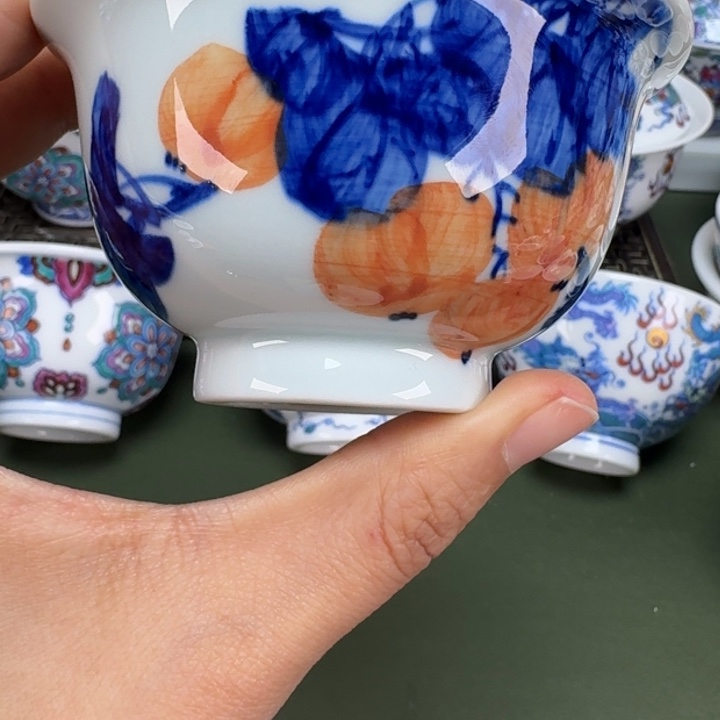 沙沙手工手绘茶具208