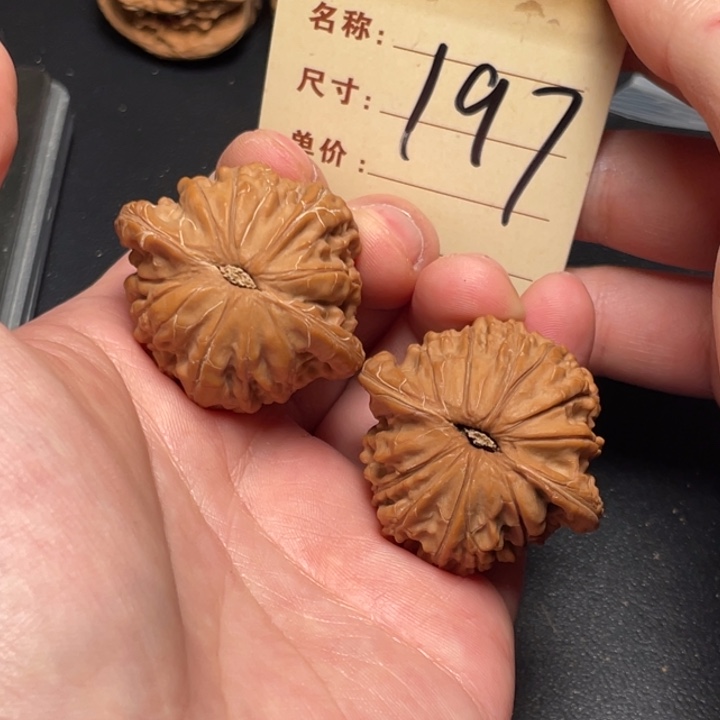 把件文玩核桃磨盘40尺全品白茬197