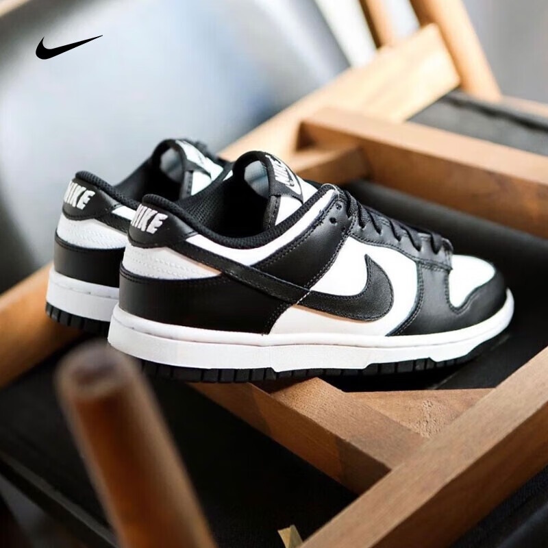 防滑耐磨低帮板鞋 男女款黑白百搭时尚潮鞋