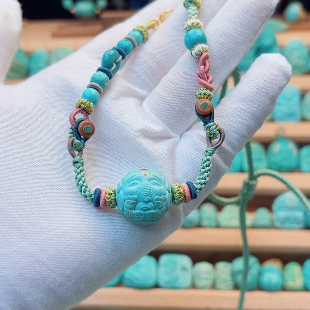 绿松石未镶嵌配饰