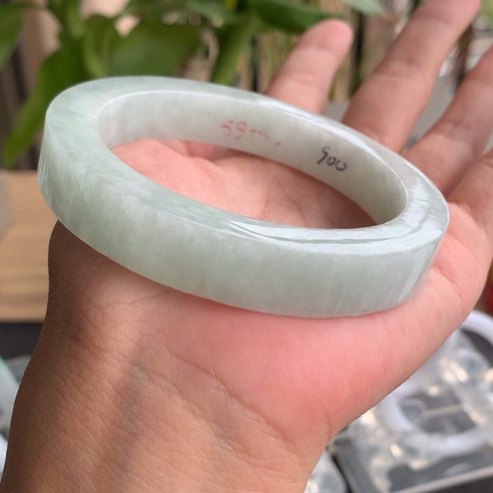 未镶嵌手镯定制翡翠59-60