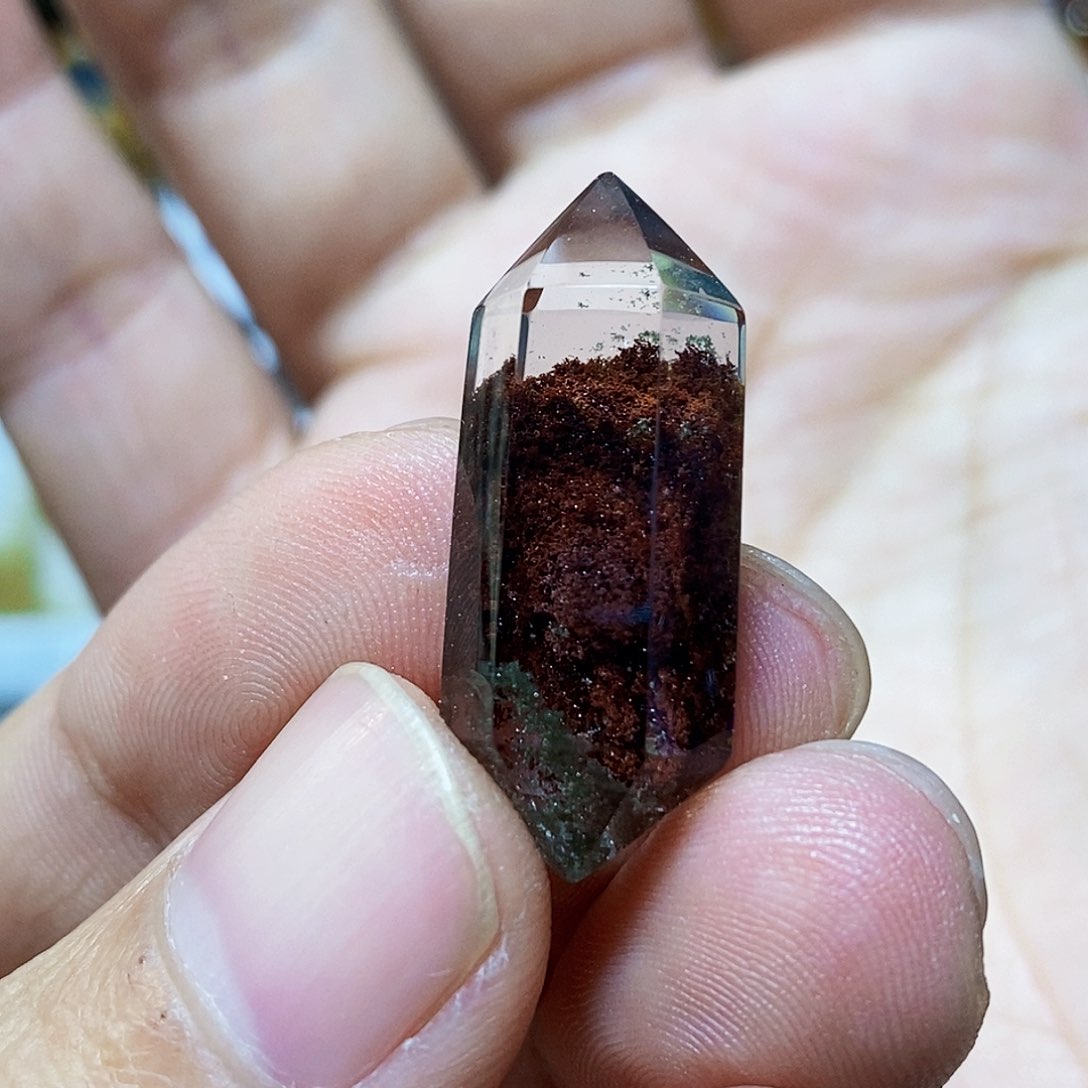 水晶吊坠银S925镶嵌吊坠