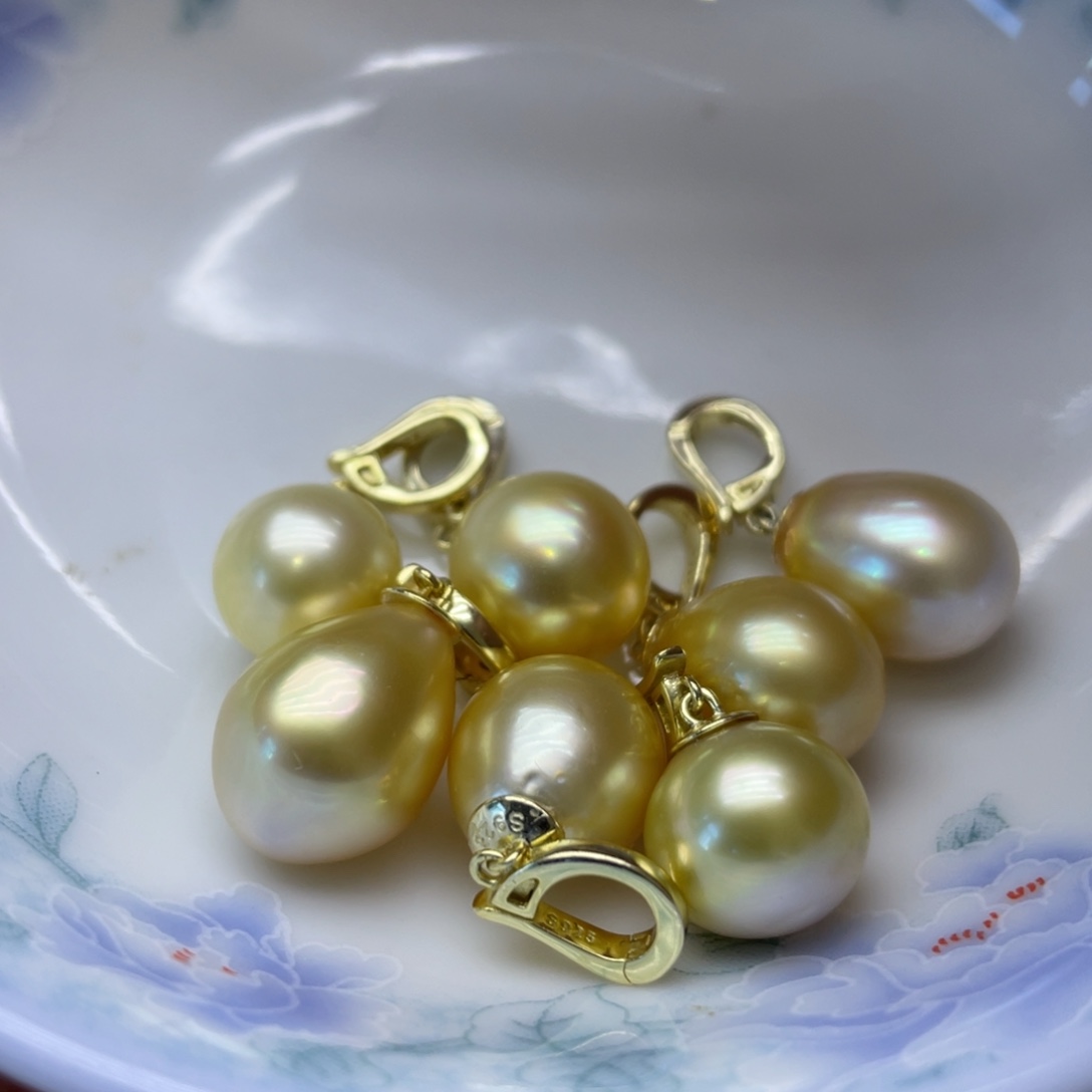 颈饰银S925镶嵌海水珍珠