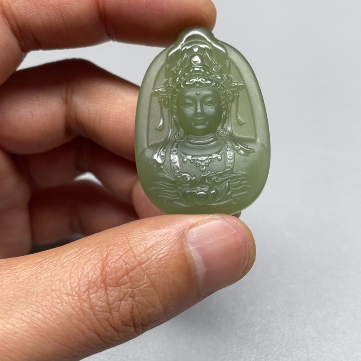 和田玉吊坠(不含链)未镶嵌骑*